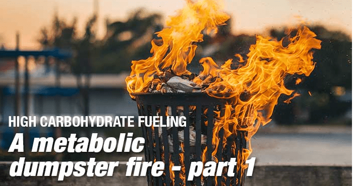 HIGH CARBOHYDRATE ATHLETIC FUELLING. A FAD METABOLIC DUMPSTER FIRE , PART 1 - Hammer Nutrition UK Official Distributor