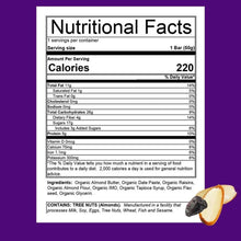 Load image into Gallery viewer, Raw Energy Bars - (WORKOUT/ RACE)