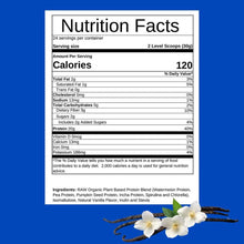 Load image into Gallery viewer, INGREDIENTS PLANT PROTEIN 