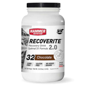 Recoverite Chocolate Tub 32 -2.0 - Hammer Nutrition UK Official Distributor